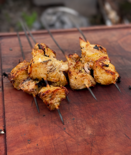 Chicken skewers