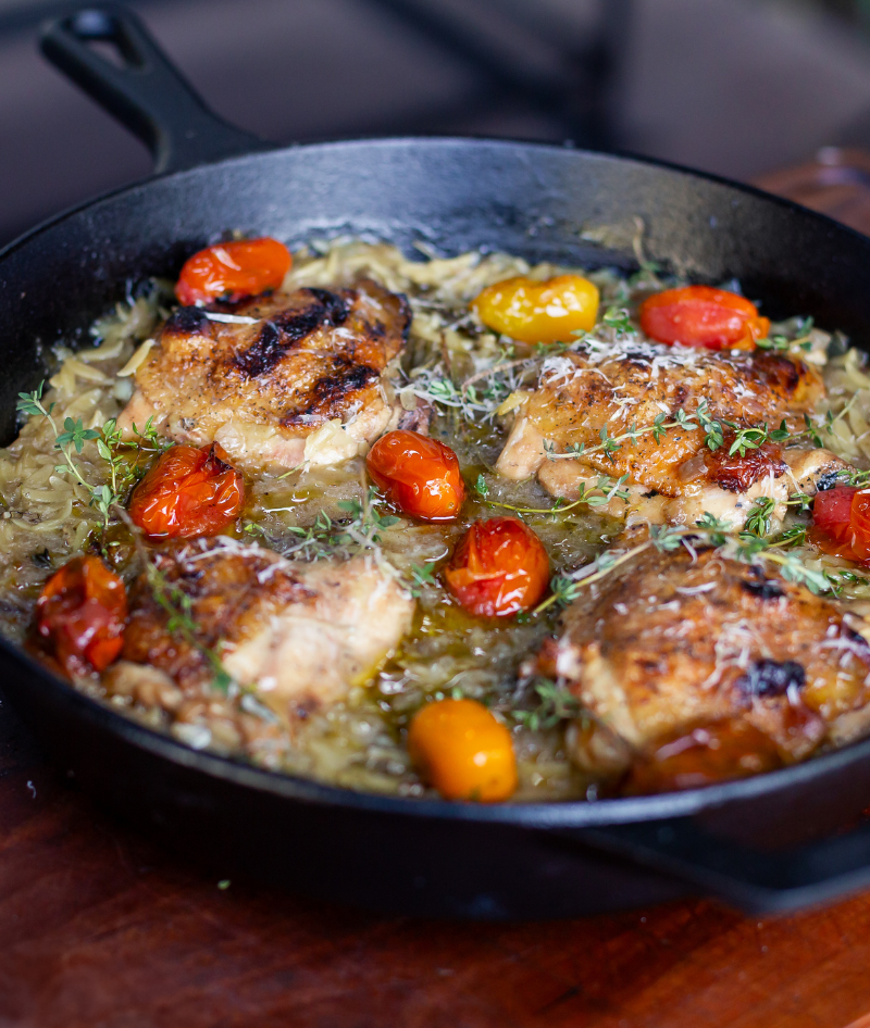 One-Pot Chicken orzo