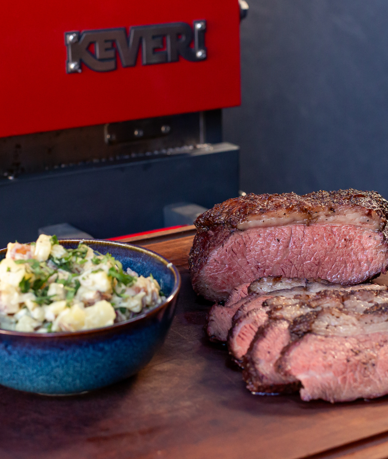 Smoked Picanha with Potato Salad
