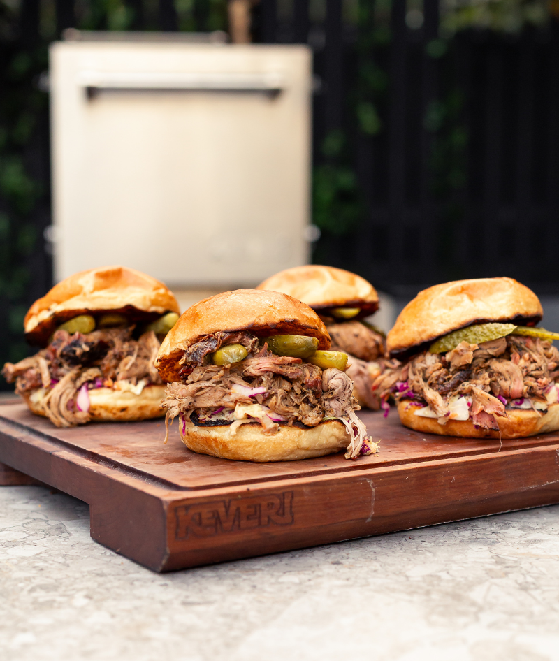 Pulled pork sandwich