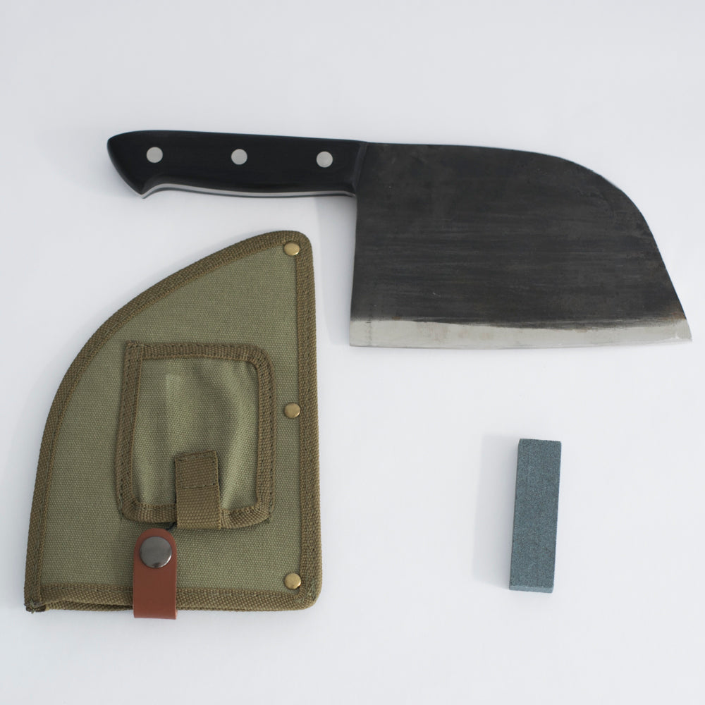 High Carbon Serbian Style Cleaver - 6.5" (165mm)